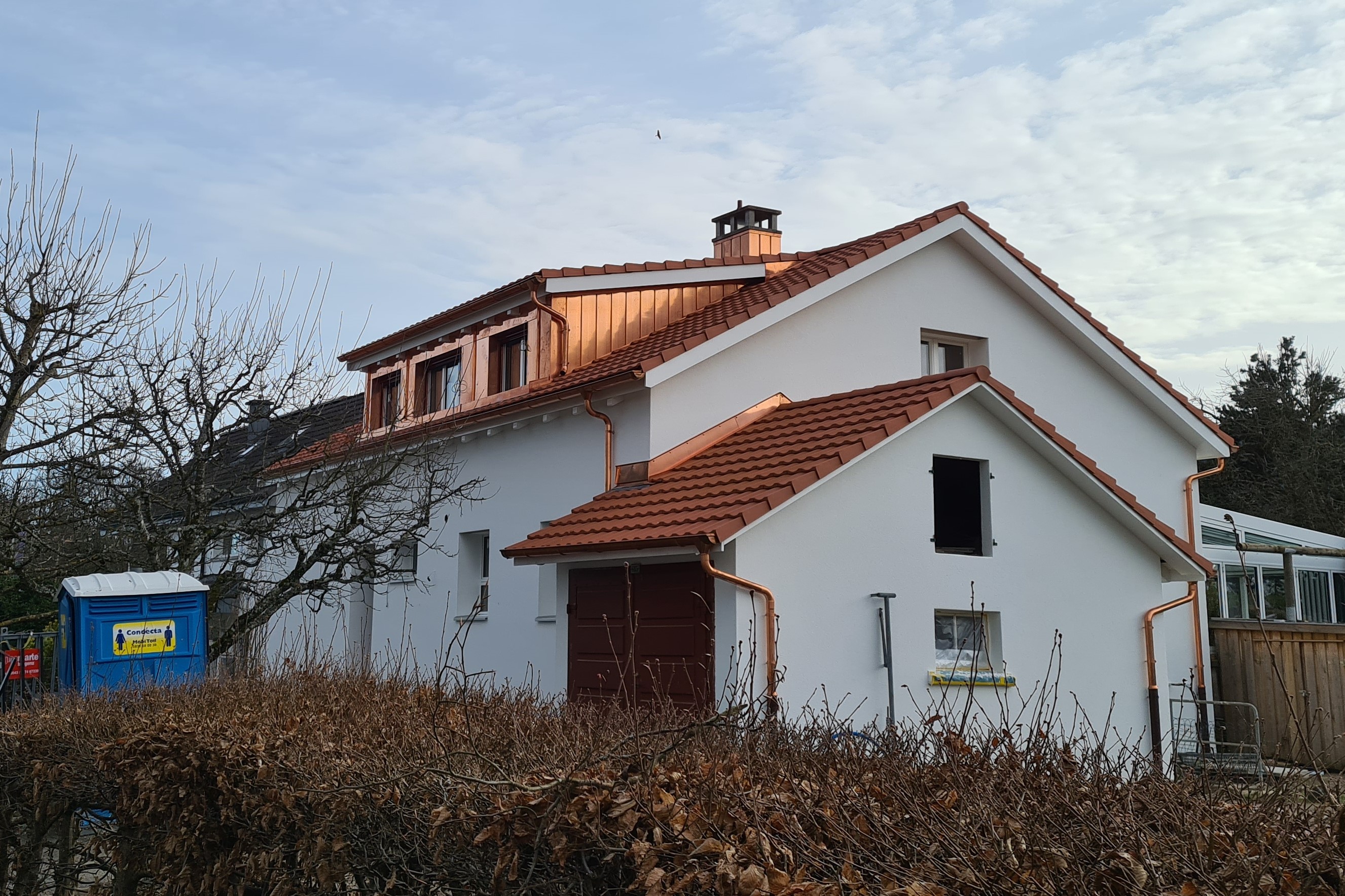 Sanierung Einfamilienhaus Gebäudehülle